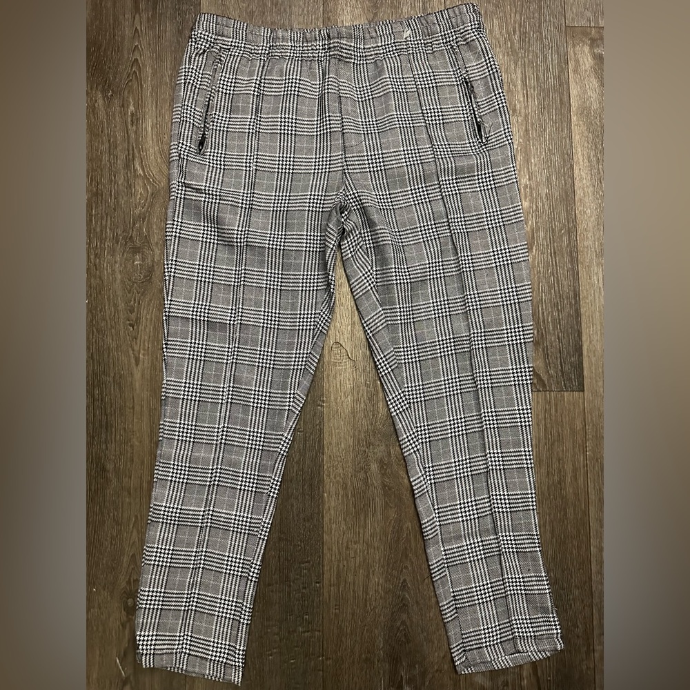 F21 plaid pants